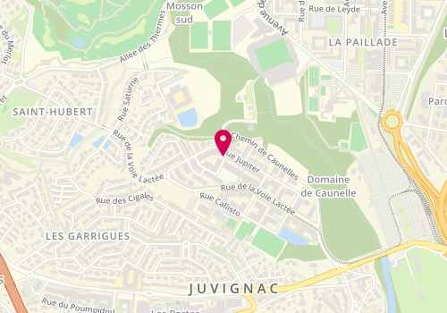 Plan de JABOUR Xavier, 533 Rue Jupiter, 34990 Juvignac