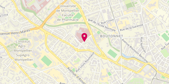 Plan de MALERGUE Nicolas, 10 Bis Rue Hippolyte Rech, 34090 Montpellier