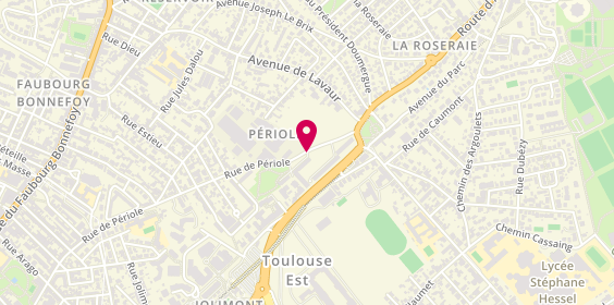 Plan de BACH Sylvie, 170 Rue de Periole, 31500 Toulouse