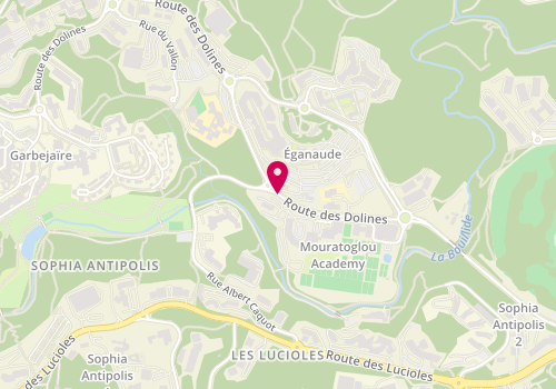 Plan de PONTILLE Hugo, 3550 Route des Dolines, 06410 Biot