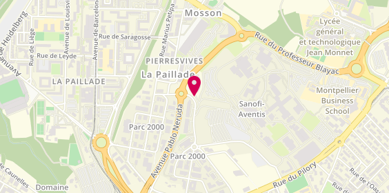 Plan de ABELFO Guillaume, 890 Avenue Favre de Saint-Castor, 34080 Montpellier