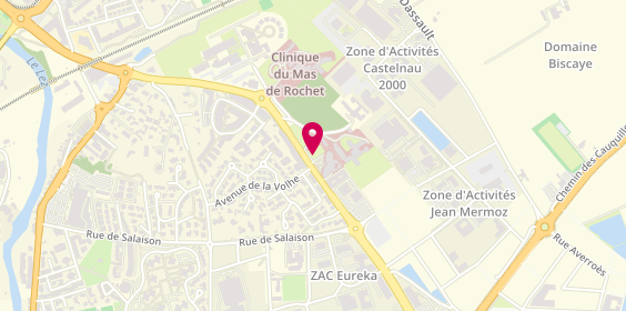 Plan de BIDOIS Siméon, 845 Avenue Georges Freche, 34170 Castelnau-le-Lez