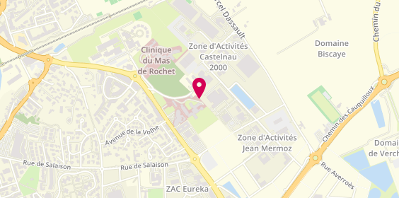 Plan de BERGONIER-CALMES Rachel, 150 Avenue Clement Ader, 34170 Castelnau-le-Lez