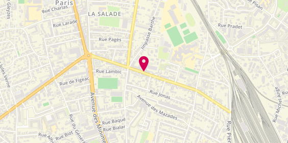 Plan de ROMEYER Isabelle, 100 Boulevard Pierre et Marie Curie, 31200 Toulouse