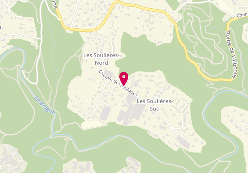 Plan de DUCASSE Martine, 512 Chemin des Soullieres, 06410 Biot