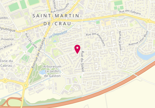 Plan de LAOUNA Céline, 19 Rue des Oliviers, 13310 Saint-Martin-de-Crau