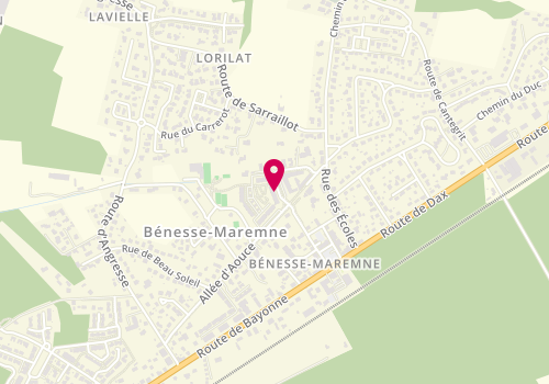 Plan de LAMBERT Jean Baptiste, 19 Rue Maurice Genevoix, 40230 Bénesse-Maremne
