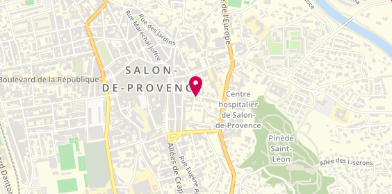 Plan de CRIVELLO Alexis, 114 Boulevard Frédéric Mistral, 13300 Salon-de-Provence
