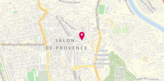 Plan de CALVINO Sophie, 24 Boulevard Lamartine, 13300 Salon-de-Provence
