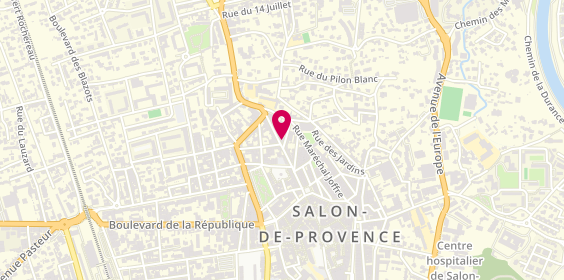 Plan de ALFONSO Corinne, 208 Rue des Freres Kennedy, 13300 Salon-de-Provence