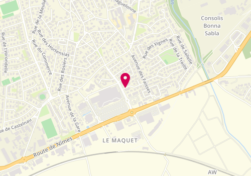 Plan de DUBOIS Violette, 2 Rue des Capucines, 34920 Le Crès