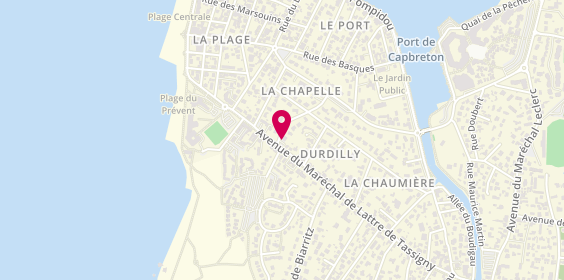 Plan de CAPLAT Laurent, 60 Avenue du Marechal de Lattre de Tassigny, 40130 Capbreton