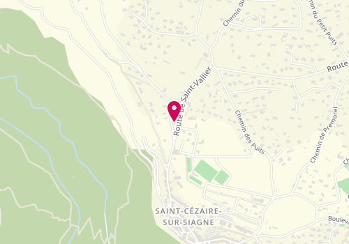 Plan de KEMPER Martine, 261 Route de Saint Vallier, 06530 Saint-Cézaire-sur-Siagne
