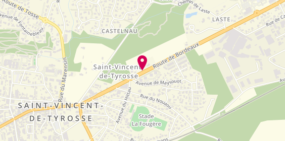 Plan de MIRON Mariana, 490 Route de Bordeaux, 40230 Saint-Vincent-de-Tyrosse