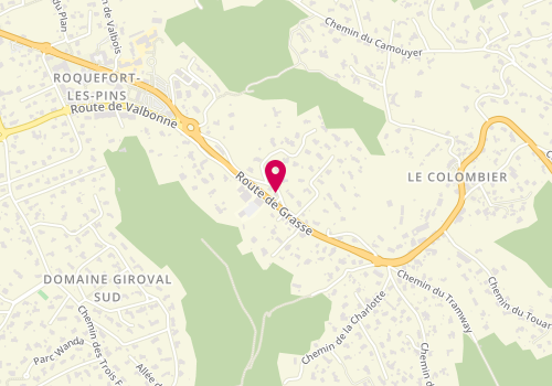 Plan de FABIANI Véronique, 4061 Route Départementale 2085, 06330 Roquefort-les-Pins