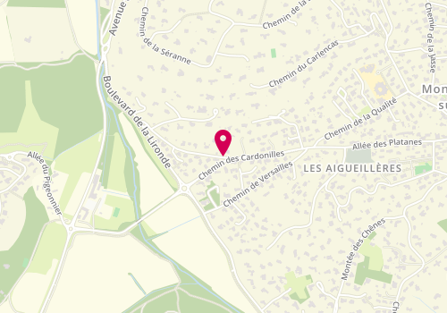 Plan de PONS Joëlle, 23 Chemin de Triquoise, 34980 Montferrier-sur-Lez