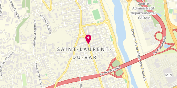 Plan de PLENARD Marie Claire, 872 Avenue du General de Gaulle, 06700 Saint-Laurent-du-Var
