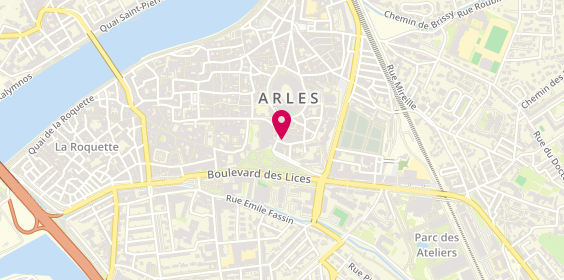 Plan de CAUBET Tamara, 40 Rue Emile Barrere, 13200 Arles