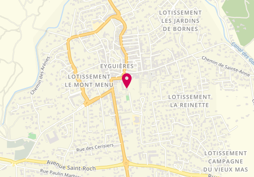 Plan de ROS Pascal, Place Monier, 13430 Eyguières
