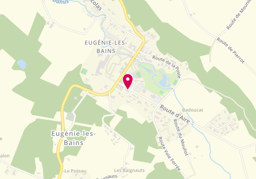Plan de CLERGUE Carole, 78 Route d'Aire, 40320 Eugénie-les-Bains