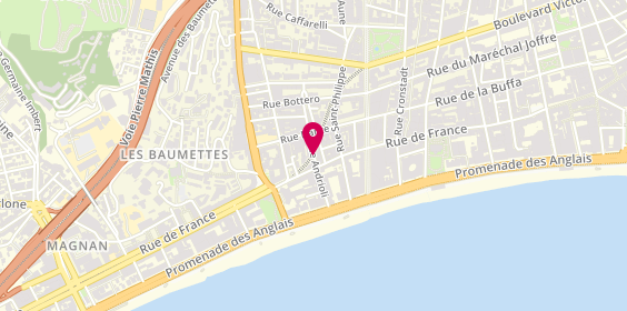 Plan de BOYER Elodie, 9 Rue Andrioli, 06000 Nice