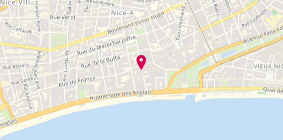 Plan de EYCHENNE Muriel, 13 Rue Massenet, 06000 Nice