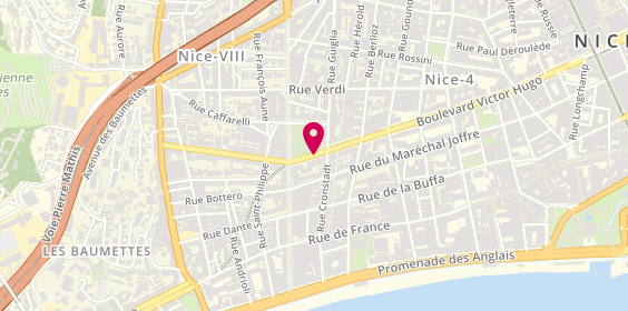 Plan de MARTINEZ Aurélien, 65 Boulevard Victor Hugo, 06000 Nice