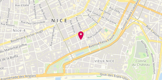 Plan de CHEN Caroline, 54 Rue Gioffredo, 06000 Nice