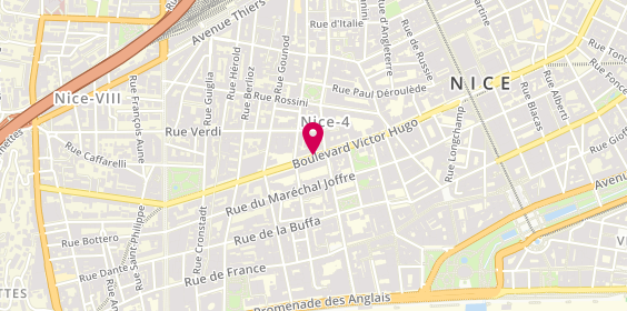 Plan de GUETTA Rachel, 38 Boulevard Victor Hugo, 06000 Nice