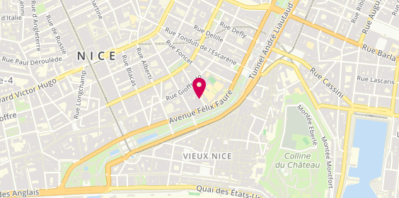 Plan de NACHABE Afaf, 1 Rue du Lycee, 06000 Nice