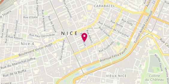 Plan de LAU Priscilla, 4 Rue Blacas, 06000 Nice