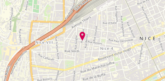 Plan de LESCONVARC'H Hervé, 38 Rue Rossini, 06000 Nice