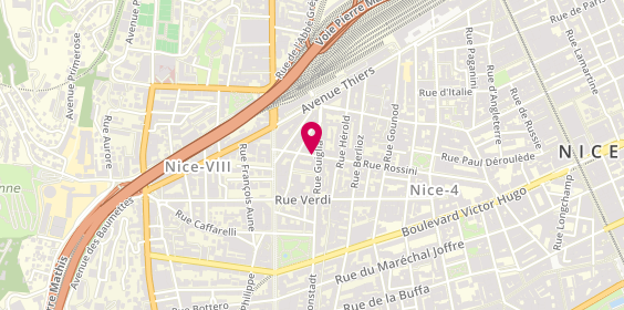 Plan de MUFFAT Guy, 61 Rue Rossini, 06000 Nice