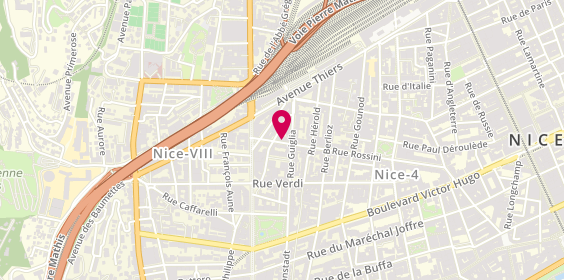Plan de GARNIER Eric, 50 Rue Rossini, 06000 Nice