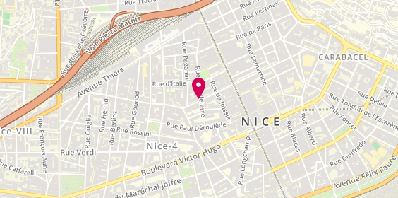 Plan de DIAZ Nicolas, 12 Avenue Georges Clemenceau, 06000 Nice