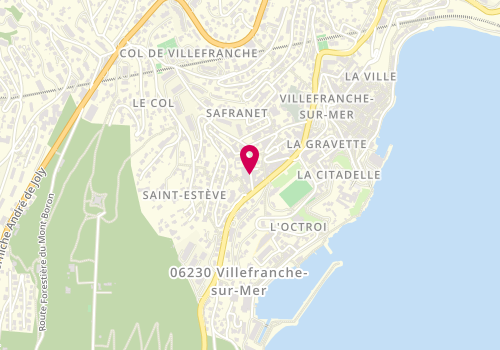 Plan de GIANNETTINI Magali, 6 Rue Edith Duhamel, 06230 Villefranche-sur-Mer