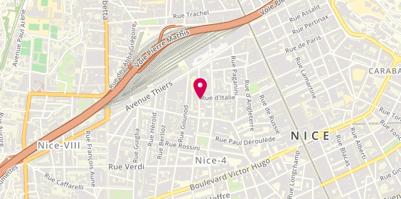 Plan de FILIPPI Aurélien, 26 Avenue Auber, 06000 Nice