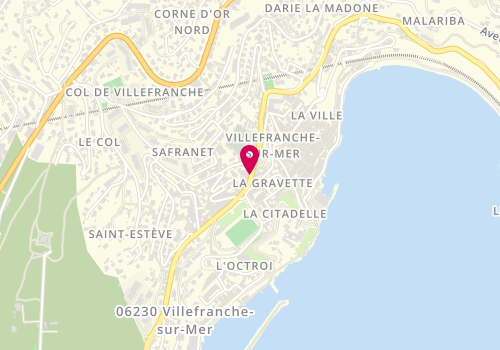 Plan de GODE Christine, 5 Avenue Albert 1er, 06230 Villefranche-sur-Mer