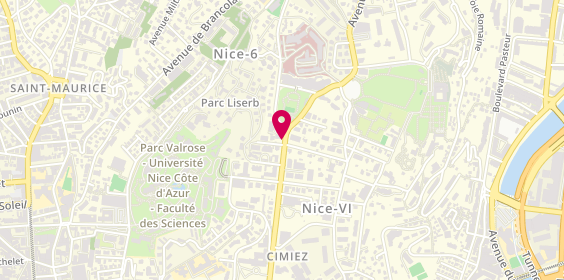 Plan de CLAES-LOMBART Patricia, 61 Boulevard de Cimiez, 06000 Nice