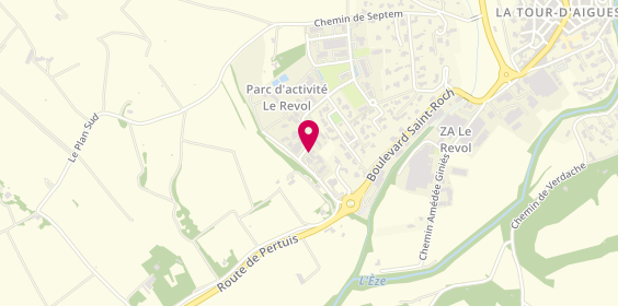 Plan de ROUSSEL Stéphanie, 232 Rue Marcel Pagnol, 84240 La Tour-d'Aigues