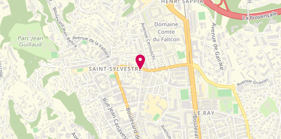 Plan de ELLUL Régis, 5 Avenue Saint Sylvestre, 06100 Nice