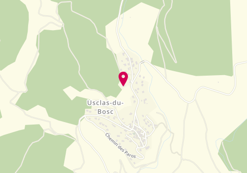 Plan de DOCQUIER Jean Denis, 9 Route de Saint Privat, 34700 Usclas-du-Bosc