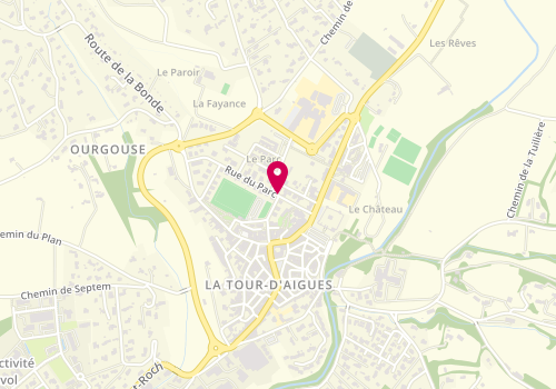 Plan de TASTET Christophe, 85 Route du parc, 84240 La Tour-d'Aigues