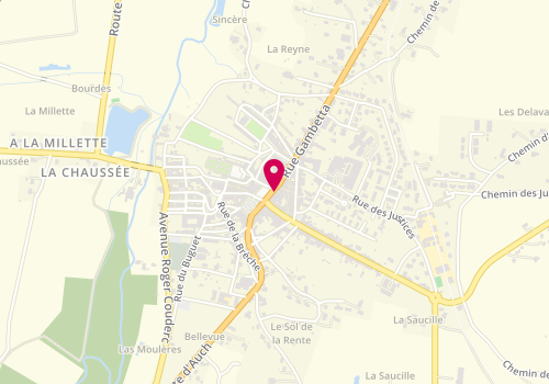 Plan de PATRY Maxime, 20 Place de la Liberation, 32120 Mauvezin