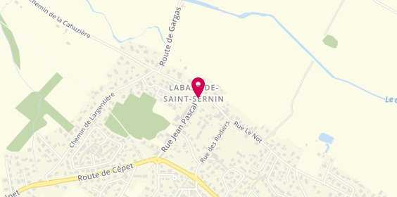Plan de BARRET-CASTAN Sarah, 26 Rue Jean Pascal, 31620 Labastide-Saint-Sernin