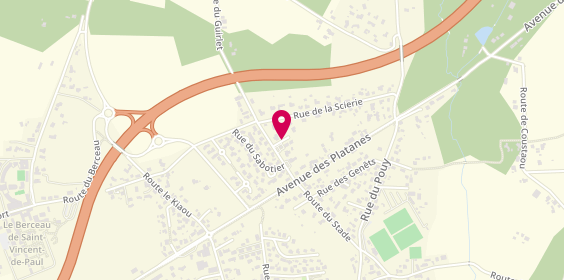 Plan de ATIA Matisse, 136 Route de Guirlet, 40990 Saint-Vincent-de-Paul