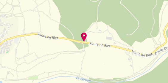 Plan de ROUMA Nicolas, Route de Riez, 04800 Gréoux-les-Bains
