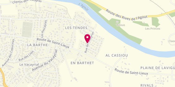 Plan de LABEGUERIE Christophe, 4 Rue de L 'Aveyron, 81370 Saint-Sulpice-la-Pointe
