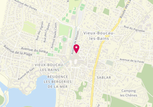 Plan de MODICA Frédéric, 19 Rue du Capitaine Saint -Jours, 40480 Vieux-Boucau-les-Bains