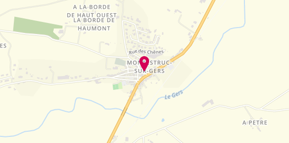 Plan de DE SA Philippe, 8 Rue Saint Caprais, 32390 Montestruc-sur-Gers